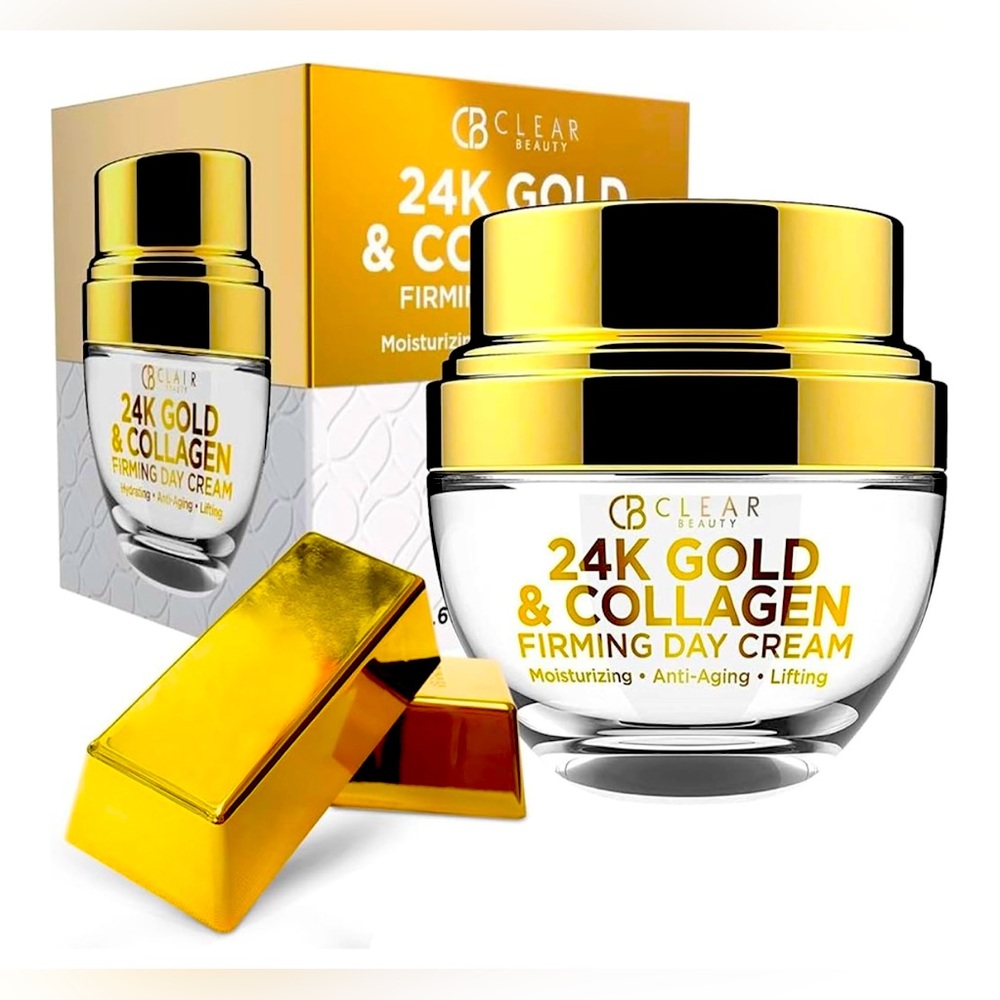 24K Gold & Collagen Firming Day Cream 1.69oz. NIB